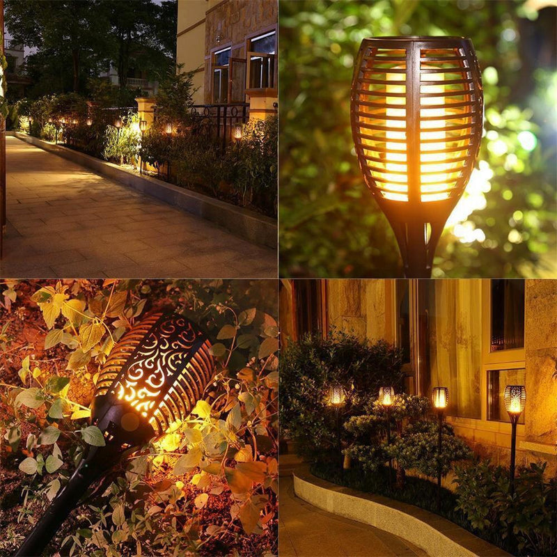 LED Solar Fakkels (4 stuks) - ClickToBuy.nl