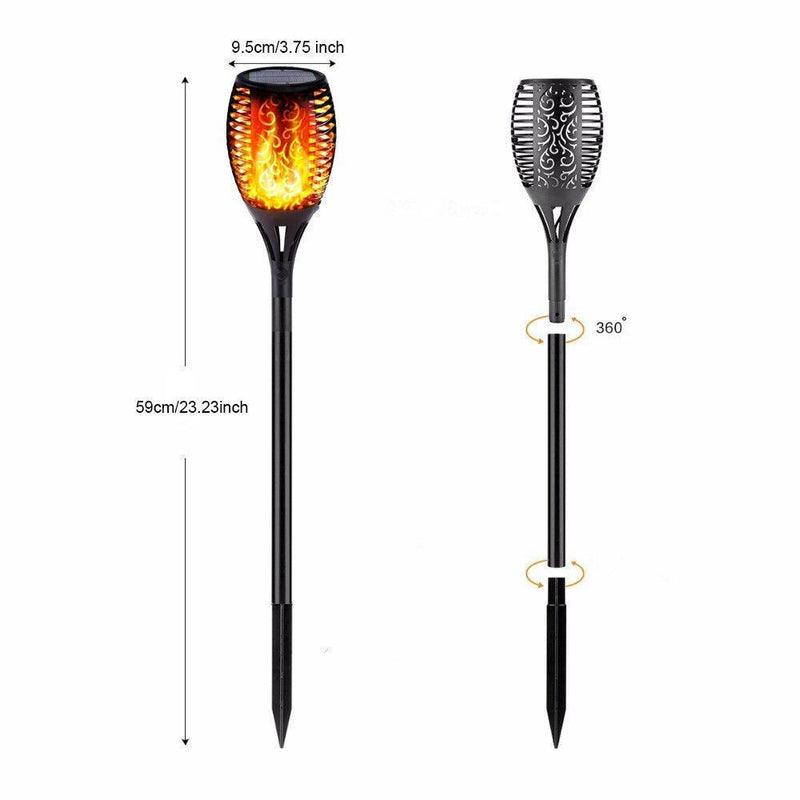 LED Solar Fakkels (4 stuks) - ClickToBuy.nl