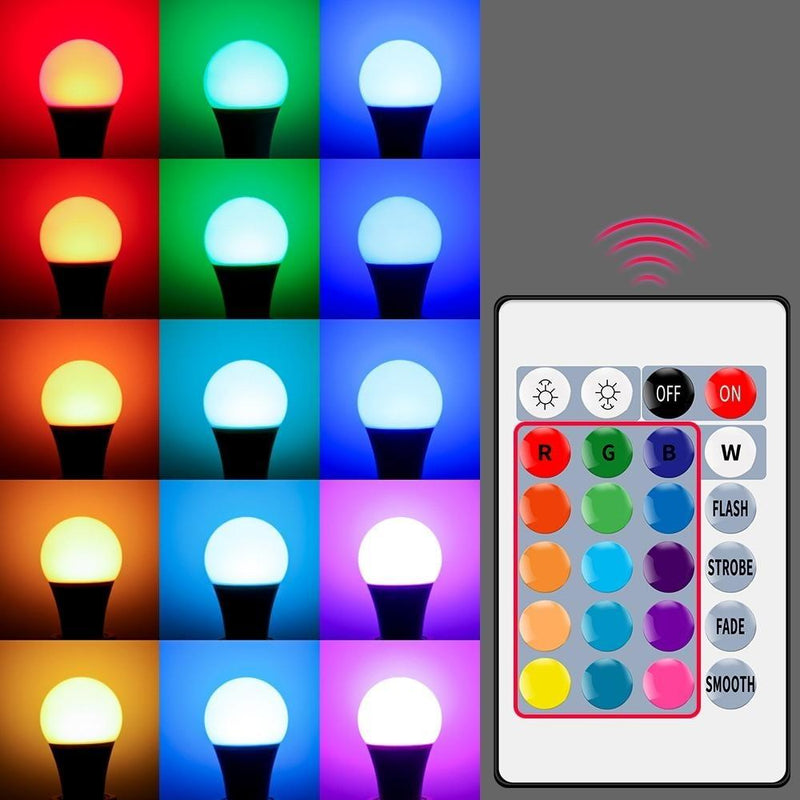 LuxHome RGB LED lampen (2+1 gratis!)-ClickToBuy.nl
