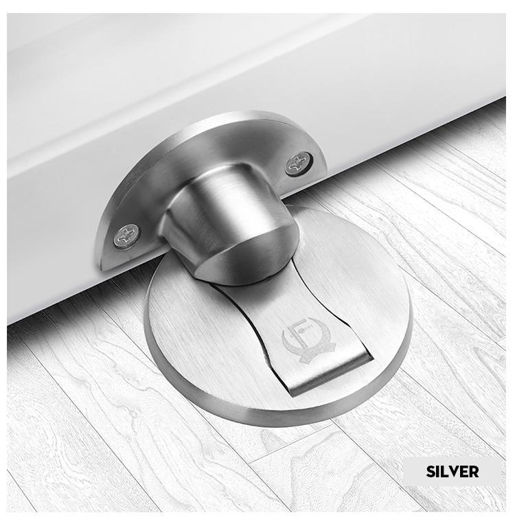 Magnetische Deurstopper RVS - ClickToBuy.nl