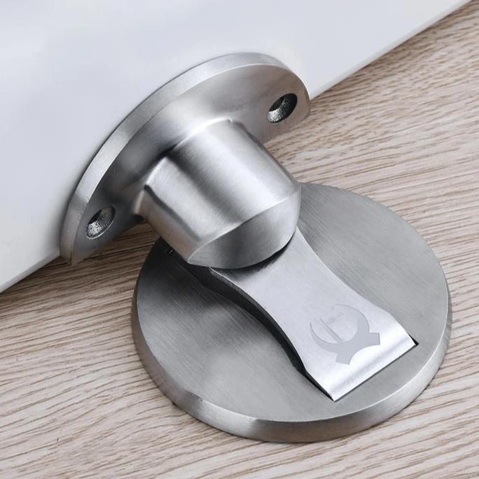 Magnetische Deurstopper RVS - ClickToBuy.nl
