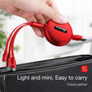 Oprolbare 3-in-1 oplaadkabel - ClickToBuy.nl