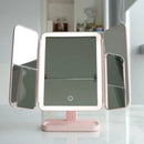 Trifold Make-up Spiegel met LED verlichting